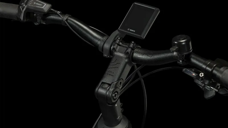 Cube Touring Hybrid Pro 625 Trekking Electric Bike in Black/Metal-1